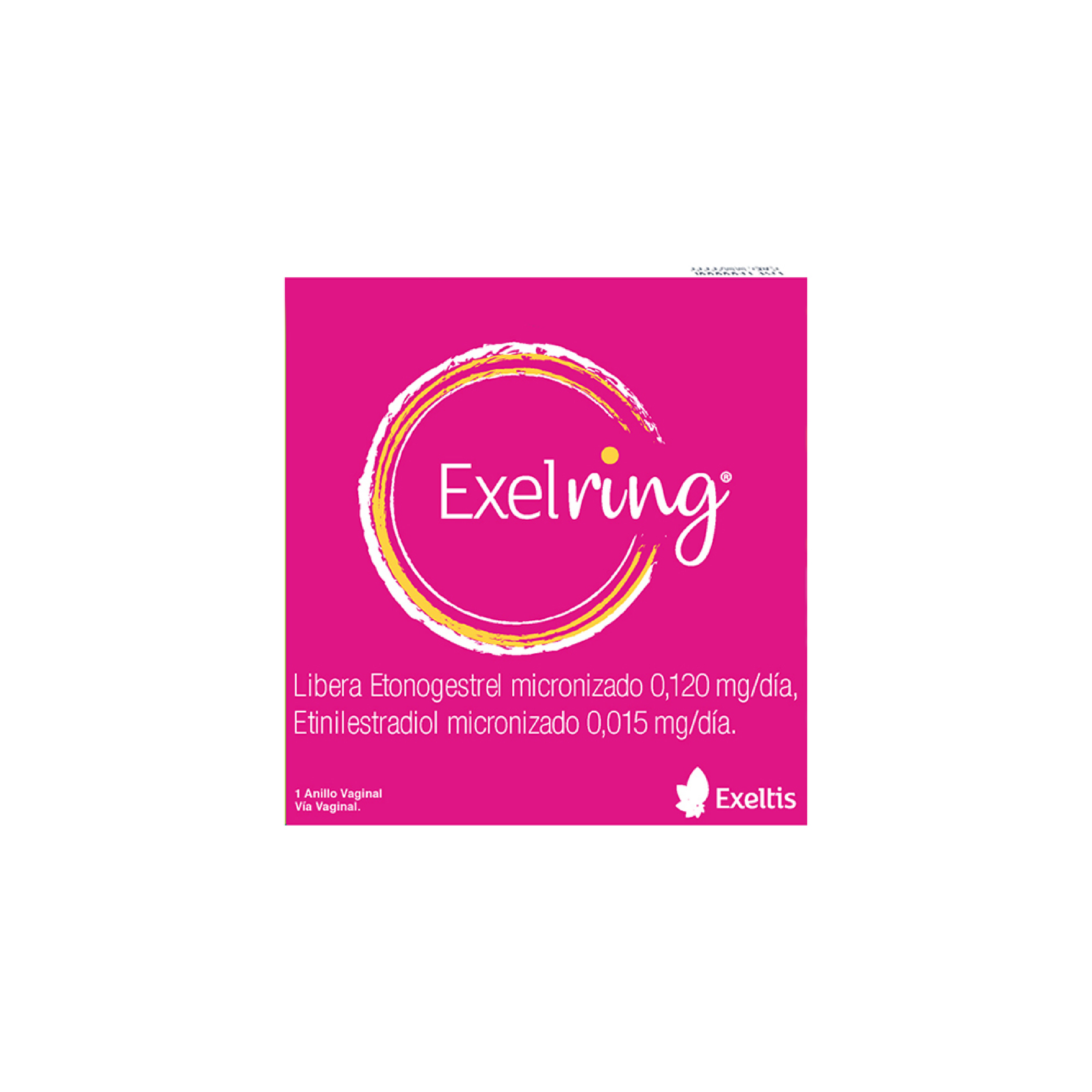 Exelring 0.120 Mg/Día 0.015 Mg/Día Anillo Vaginal